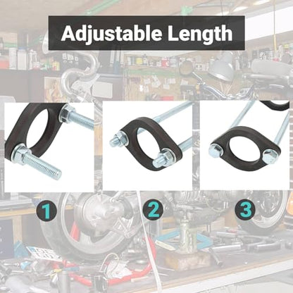 75mm Motorcycle Shock Spring Compression Tool Flexible Steel Coil Spring Compressor for Motorcycles with Coil Spring Outer Diameter Within 75mm