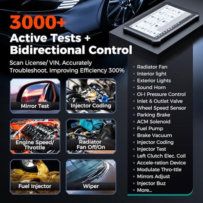 OTOFIX D1 PROS ECU Coding Diagnostic Scanner, Bi-Directional Scan Tool, 2 Years Updates, FCA Renault SGW, 5X AutoScan 2.0, 40+ Resets, CANFD DoIP, VAG Guided, All System Scan Tool, Upgraded of D1