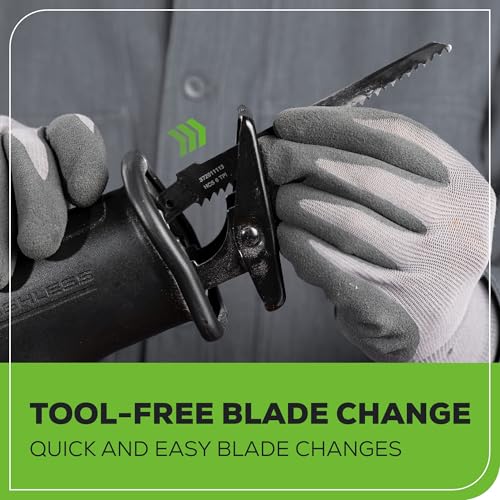 Greenworks 24V Cordless Power Tool 3pcs Combo Kit, Jig Saw with 4Ah USB Battery & Charger, Circular Saw (6-1/2") & Reciprocating Saw, Brushless Motors, 3000 SPM & 4800 RPM - size: 3PCS Combo Kits(Circular+Recip+Jig Saw)