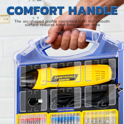 haisstronica Solder Seal Wire Connectors Set with Heat Gun,Waterproof Electrical Connectors Moving Storage Boxes Heat Gun for Automotive, Marine, Wiring Repair (200PCS) - size: 200PCS