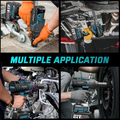 Cordless Electric Impact Wrench (2000N.m/1500Ft-lbs) - style: 2000N.m/1500Ft-lbs