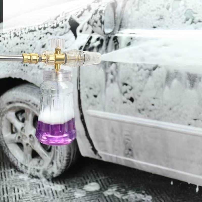 Foam Cannon for Pressure Washer, FENGPAI Foam Cannon with 1/4 Inch Quick Connector, Soap Dispenser for Car Washing with Adjustable Thick Foam
