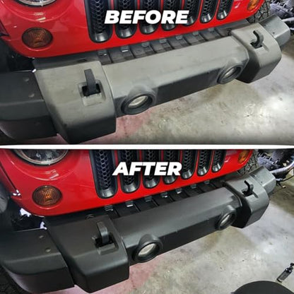 ExoForma Black Trim Restorer - Lasts 6+ Months, Dye Infused Waterproof Plastic Restorer for Cars - Perfect for Faded Bumpers, Trim & Vinyl on Jeeps, Truck Beds, Avalanches & ATVs | 4oz - size: 1 Count (Pack of 1)