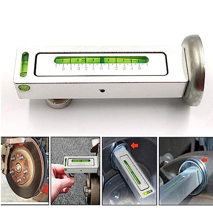 Tyenaza Wheel Alignment Tool, 4 Wheel Positioning Magnetic Level Gauge Super Suction Camber Castor High Precision Alignment Tools, for Most Vehicles