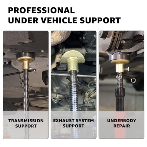 BESTOOL 1.5-Ton (3000Ibs) Underhoist Support Stand with Handle, Adjustable Height 30.7'' to 70.8'', Multi-Functional Topped Adapter, Easy Switching, Supporting Vehicle Components（US Patented） - color: 1.5 Ton Underhoist Stand