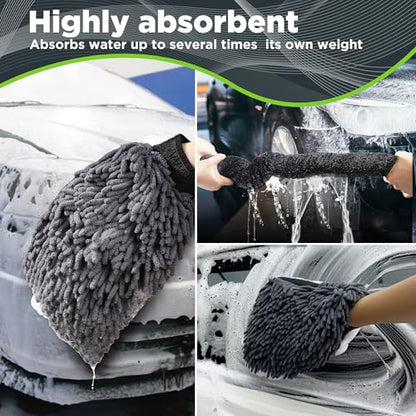 PWACCS Foam Cannon for Pressure Washer, 1.5 Liter | Car Wash Kit with Soap, Snow Foam Blaster, Includes Car Drying Towel and Wash Mitt, 3600 PSI - size: 400 ML