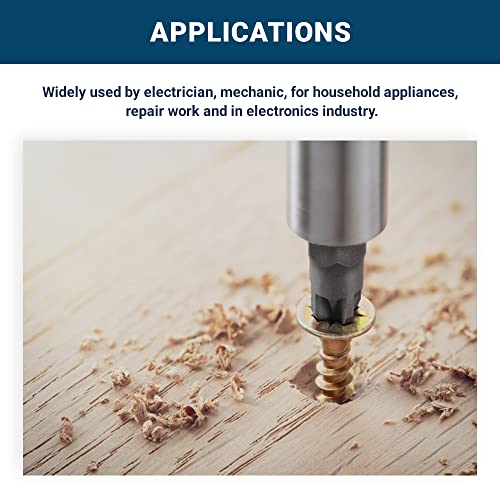 Benchmark Abrasives 1/4 Inch Hex Anti Slip Phillips Insert Screw Head Screwdriver Bits, Rotary Drill Bits for Repairing Electronics, Automotive Parts, Furniture (50 Pack) - (PH2 x 2") - size: PH2 x 2"