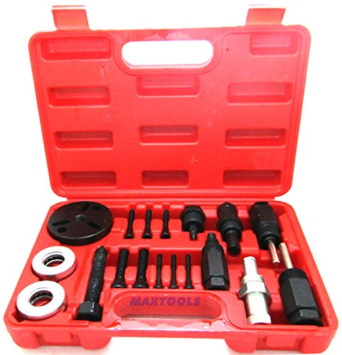 18PC A/C COMPRESSOR CLUTCH HUB PULLER PLATES TOOLS