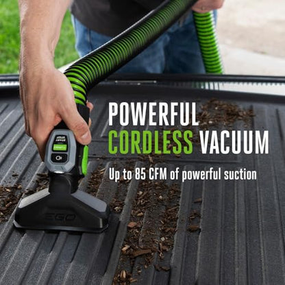 EGO Power+ Shop Vacuum Wet Dry, Car Vac, Compact Portable Cordless Cleaner, 3 Gallon 85 CFM, Battery and Charger Not Included - WDV0300 - style: 3 Gallon Wet/Dry Vacuum (No Battery/Charger)
