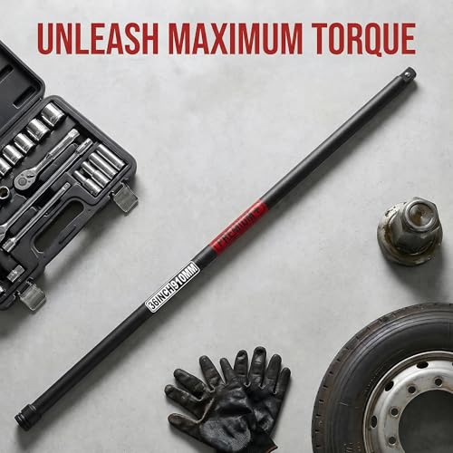 1/2" Drive Impact Extension Bar, 36 Inch Length Socket Extension, CR-V Steel, Narrow and Deep Areas in Automobile Maintenance, Mechanical Assembly or Industrial Operations - size: 1/2" 36-Inch