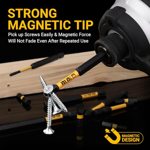 TGFTGF Impact Torx Bit Set 13PCS (TT7-TT40), 2” S2 Steel Security Torx, Tamper Proof Torque Star Bit Set with Magnetic CNC Machined Tips, Impact Screwdriver Bits with Storage Case - size: 2" *13PCS