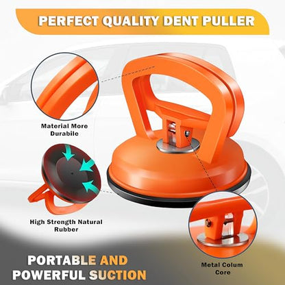 Paintless Dent Repair Kit – 7-Piece Car Dent Puller Set with Suction Cups, Polishing Pad & Cleaning Accessories for Auto Body Dents & Scratches