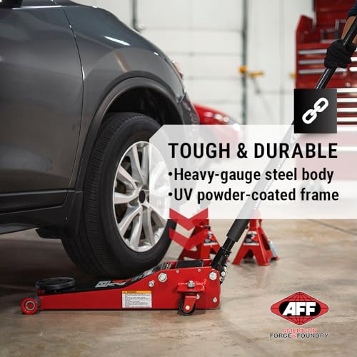 AFF 2 Ton Professional Floor Jack - Heavy Duty, Dual Pump - Low Profile Hydraulic Car Jack - style: Floor Jack