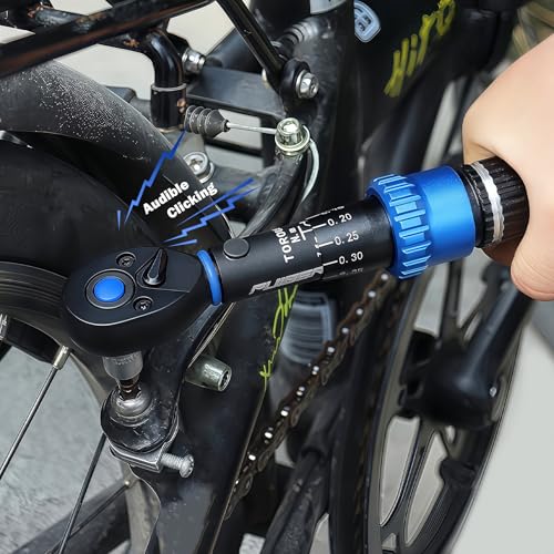 1/4" Drive Small Torque Wrench 1-8 Nm (8.85-70.8 in lb) ±3% Precision, Dual-Direction 72-Tooth Click Low Torque Wrench for Bicycle, Electronics, Small Engine Repair, and Delicate Fasteners - size: 1/4" 1-8nm