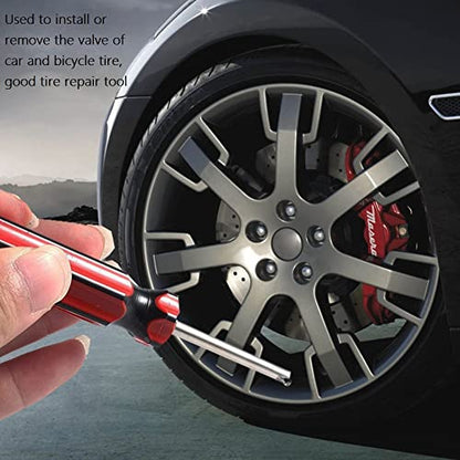 Tire Valve Stem Removal Tool - Valve Core Removal Tool Car Screwdriver Valve Stem Remover Tire Repair Part Installation Tool
