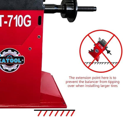 Professional Auto Wheel Balancer Portable Car Tire Balancer for Tire Workshops