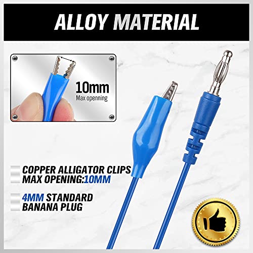 SWANLAKE 22-Piece Back Probe Kit, Multimeter Back Probe Pins with Test Leads and Alligator Clips, Automotive Electrical Circuit Diagnostic Tool Set for Car Repair - color: 22PCS Milti-color