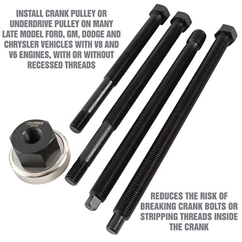 OEMTOOLS Long-Reach Harmonic Balancer/Pulley Installer Kit with Fasteners