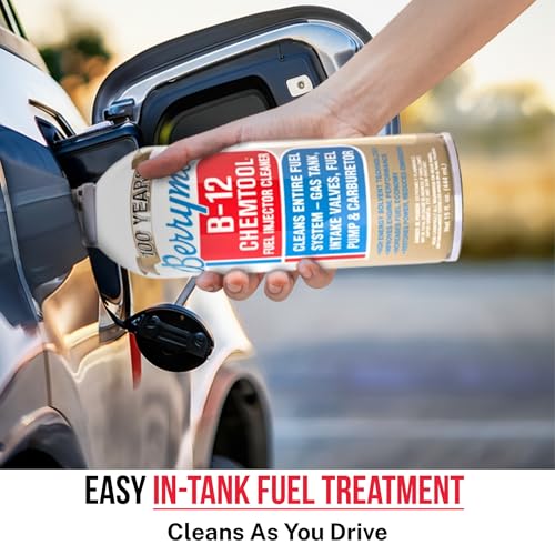 Berryman B-12 Chemtool 0116 (4 Pack) - Fuel Injector Cleaner, 15oz with SMA Towel | Carburetor & Fuel System Cleaner Additive for Cars