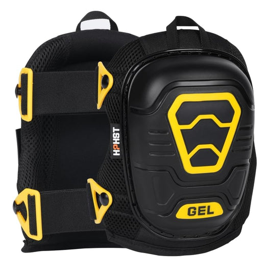 Professional Heavy-Duty Work Knee Pads with Gel & Foam Cushion – Slip-Resistant Support for Construction, Flooring, and Gardening (Yellow) - color: Yellow