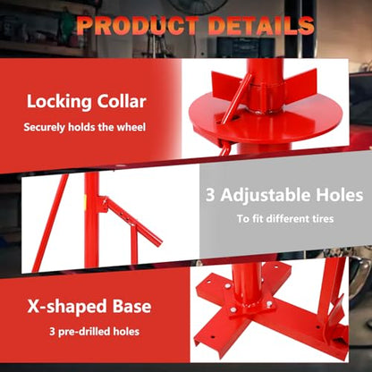Manual Tire Changer - Portable Hand Bead Breaker Tire Machine for 8" to 16" Tires | Heavy Duty Manual Tire Mounting Tool Auto Tire Changing Tool for Car Truck Home Garage Small Auto Shop