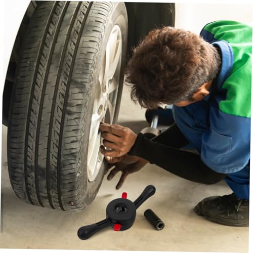 Amosfun Wheel Balancer Quick Release Wing Nut Tool for Tire Balancing Durable Construction Compatible with Tires Portable Design for Easy Use Efficient Locking Mechanism