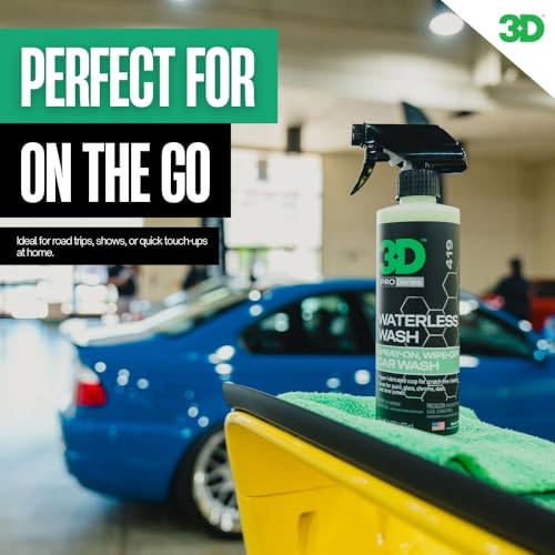 3D Waterless Car Wash - Easy Spray Waterless Detailing Spray - No Soap or Water Needed - Great on Cars, RVs, Motorcycles & Boats 1 Gallon - size: 128 Ounce (Pack of 1)