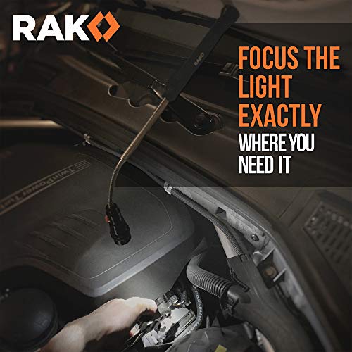 RAK Magnetic Pickup Tool Gifts for Men - Telescoping Magnet with LED Flashlight and 22 Inches Extendable Neck, Cool Gadgets Mechanic Tool, Holiday Gifts for Men, Dad, Husband, Grandpa, Handyman - style: Magnetic Pickup Tool