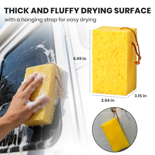 Car Detailing Kit Exterior, Car Wash Brush Kit with Long Handle 10pcs Set, Car Windshield Cleaner, Professional Car Care kits, Car Detailing Brush Set, Car Cleaning Drill Brush Kit with Extension Pole