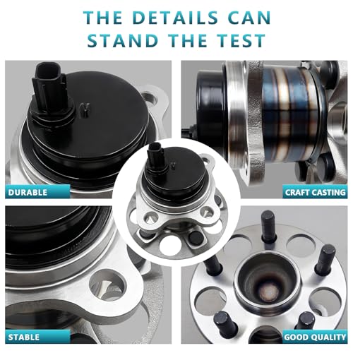 512505 Rear Wheel Bearing Hub Assembly for Toyota Prius 2010-2015, Prius Plug-in 2012-2015 (2PCS) - size: 512505