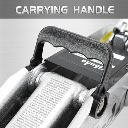 TONDA Floor Jack, Hydraulic Portable Car Lift Jack, 1.5 Ton (3,000 lb) Capacity for Sedan and Coupe (Silver) - color: 1.5T Silver