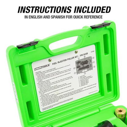 OEMTOOLS 37383 VW Fuel Injector Removal Tool, Audi Fuel Injector Puller Kit for 2.0L TSI/FSI/TSFI Engines, Compatible with T10133, Tool for Professional Automotive Technicians