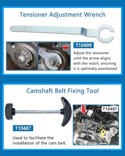 DPTOOL Engine Timing Tool Kit for VAG EA211 1.0 1.2L 1.4L 1.6L FSI TSI TFSI | 9pcs Camshaft and Crankshaft Timing Tool for VW Audi A3 Golf VII Jetta Skoda Octavia/Seat Leon Petrol Engine - size: 9PC