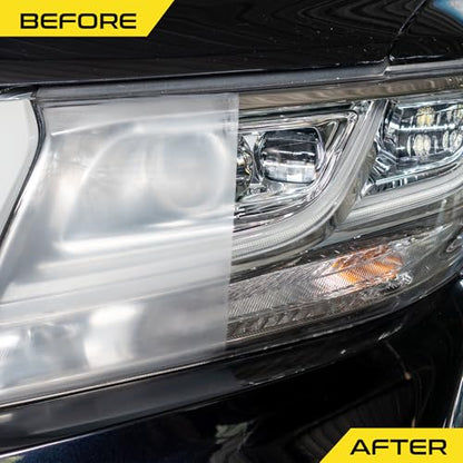 Formula 1 Headlight Restorer & Sealant – One Step Polish to Clean & Renew Yellowed Headlights, Windscreens, or Exterior Plastics (8 oz.)