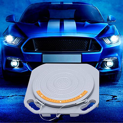 Wheel Alignment Tool, Pair Wheel Alignment Aluminum Turntable, Camber Alignment Tool for Car Truck, 360° Rotating 4 Ton Capacity