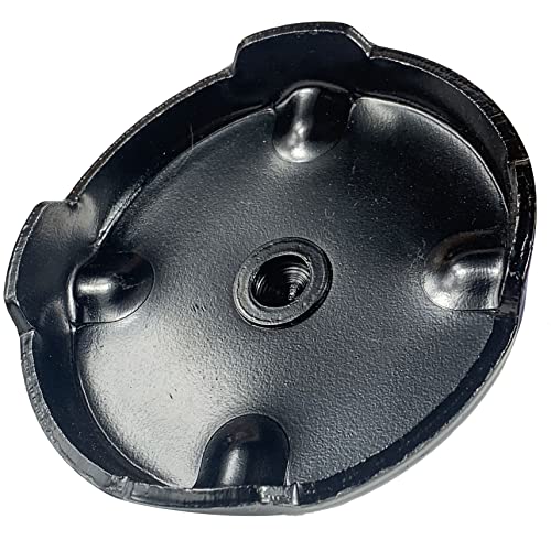 Floor Jack Saddle with Rubber Pad, 4.8 Inch in Diam, 1-1/8 Stem, Up to 4 Ton, Cast Iron Quality Replacement Part Fits Many Floor Jacks