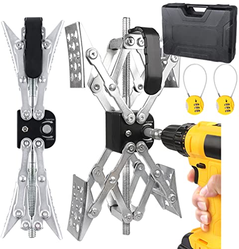 X-Shaped RV Stabilizer Wheel Chock (Allow Drill Adjust) Dual Axel RV Travel Trailer Camper Tire While Camping -2 Pack - size: 2 Pack