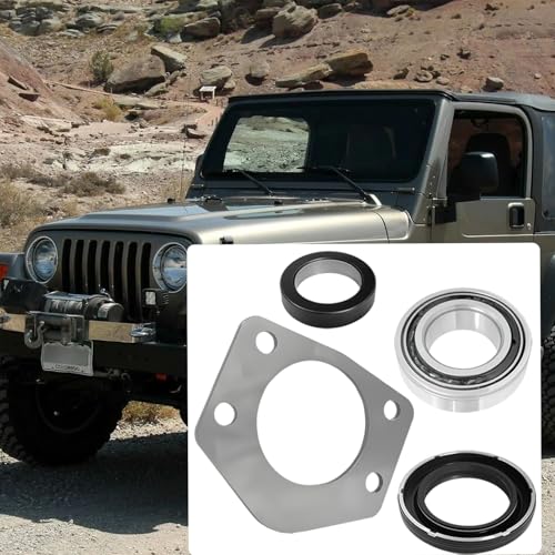 1 Set Rear Axle Bearing Seal & Press Ring Kit for Jeep TJ w/Dana 44 97-06