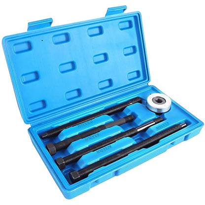 Long Reach Harmonic Balancer Installer Kit Crankshaft Pulley Removal Tool Pulley Puller Set 5 pcs