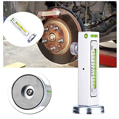 Universal Magnetic Gauge Tool,Adjustable Car Magnetic Gauge Tool Truck Camber Castor Strut Wheel Hub Alignment Tool 1.5mm Measuring Range