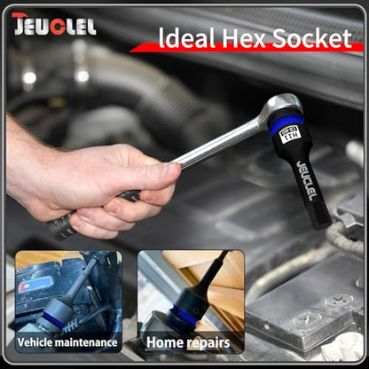 11mm Hex Impact Bit Socket, H11 1/2" Drive Allen Socket, Cr-Mo | 3-Inch, Lengthen Hex Screwdriver Adapter for Electric Ratchet Wrenches Fastening Screws, Socket Wrench, Head Drill - size: 1PC | H11 11MM