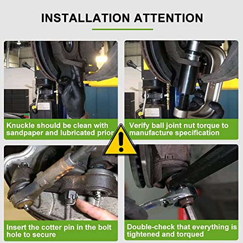 SCITOO 2pcs Steering Idler Arm Pitman Arm Kit fit for Chevy Silverado 1500 Tahoe Suburban 1500 Avalanche 1500 Express 2500 3500 for GMC Sierra 1500 Yukon 1500 Savana 2500 3500 for Cadillac Escalade