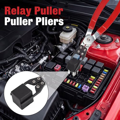 Electrical Disconnect Pliers for Cars, Automotive Connector Disconnect Tool Set with 8Pcs Terminal Removal Tools, High Carbon Steel Removal Pliers Kit for Cars, Trucks & SUVs