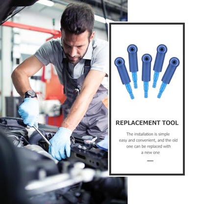 BESPORTBLE 5Pcs Exchange Tool Connector Brake Bleeding Kit, Universal Auto Car Oil Bleeder Pump Exchange Adapter Fluid Changer Automotive Fluid Bleeder Bleeding Connector Adapter