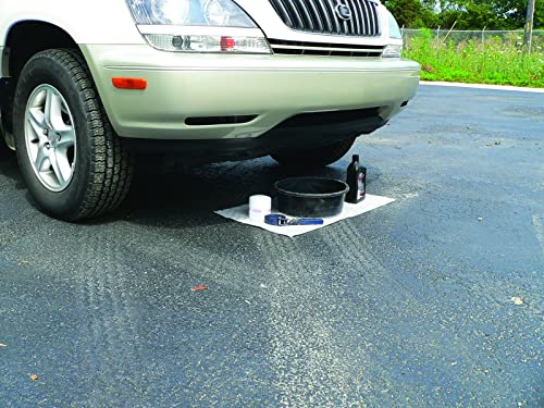 Oil Eater Drip & Spill Universal Pads - Absorbs Liquids | Soaks Oil, Grease, Coolant and Water-Based Fluids - Car, Truck, RV, Motorcycle and Tools - 6 Pack,Grey,15" x 18",AOA-BPL006-GREY - style: 6-Pack-Grey