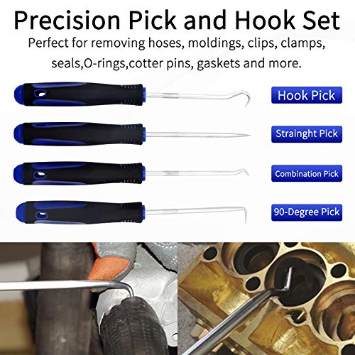 Trim Removal Tool Kit, 200PCS AutoTrim Removal Set, Plastic Panel Fastener Removal Tool, Car Trim Removal Kit for Car/Trim/Panel/Door/Audio/Auto Clip Pliers/Terminal Removal Tool Kit (Blue) - color: Blue -200PCS