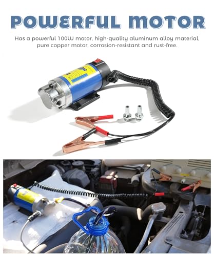 Oil Extractor Pump,Car Accessories Transmission Fluid Pump,Automotive Replacement Engine Oil Pumps,Fluid Transfer Pumps,Suitable for Motorcycles,Trucks,Tractors,Marine Engines,Lawn Mowers