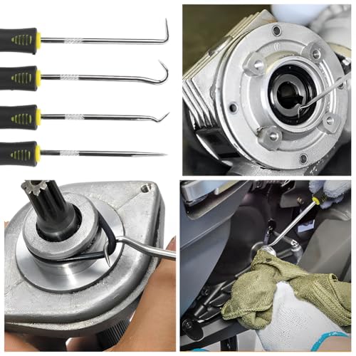 Precision Pick and Hook Set, Automotive Pick Tool Set for Car Auto Oil Seal O Ring Seal Gasket Pick Mini Hooks Puller Remover Perfect for Electronic Tools Extended Tool Life