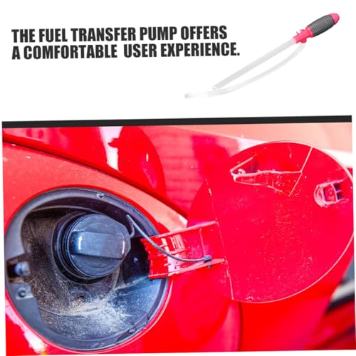 Happyyami Fuel Transfer Pump Kit 2 Pcs Manual Siphon Pump Hose for Oil and Water Heavy Duty Portable for Automotive and Home Use