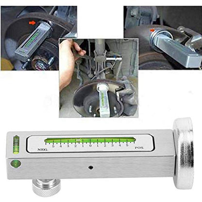 Camber Castor Alignment,Magnetic Wheel Alignment,Adjustable Strong Magnetic Level Gauge Four Wheel Positioner Camber Castor Angle Measure Checking Aid Tool